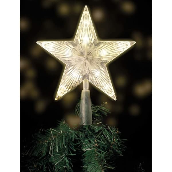 Juletræstop med 10 LED'er