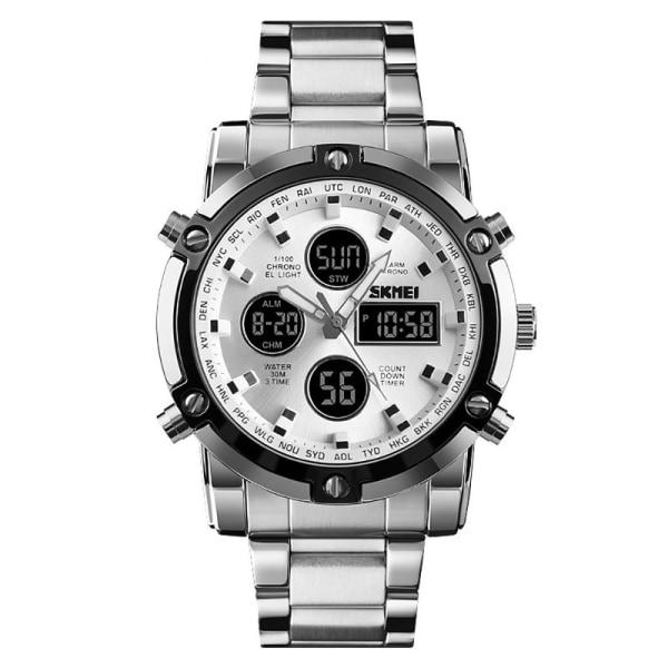 Herrklocka Chronograph Kvartsur med Datum Vattentät Armbandsur