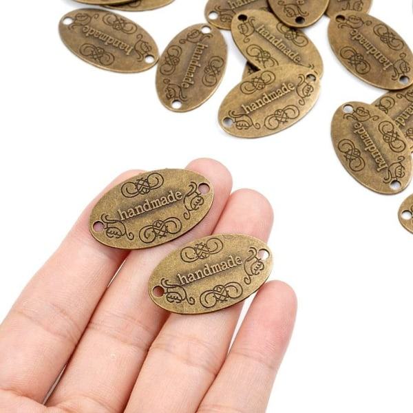 IC NOE 60 kpl käsintehtyjä nappeja metallimerkki riipus f