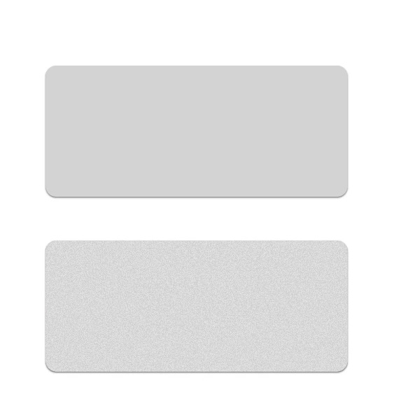 Large Double-Sided Desk Mat Silver Grey Silver Grey Silvergrå