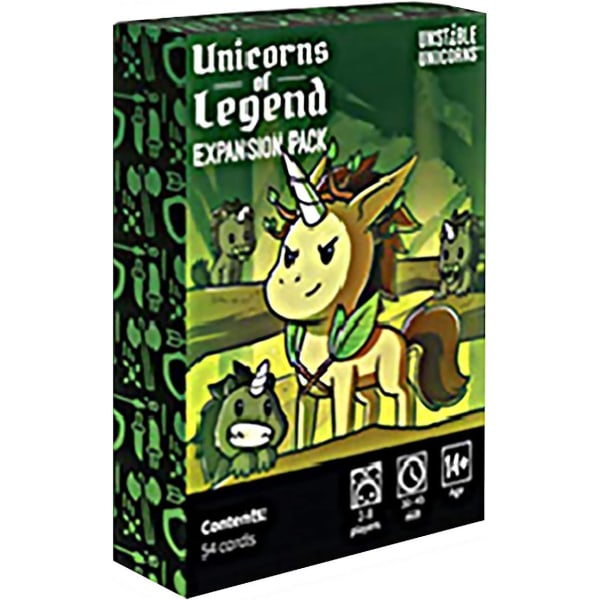 6-pakning Unstable Unicorn Solitaire Game Set - Strategispill for voksne, for å supplere Base Unstable Unicorn Solita