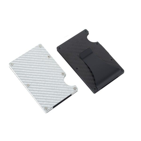 IC Kolfiber Kortplånbok RFID Svart One size