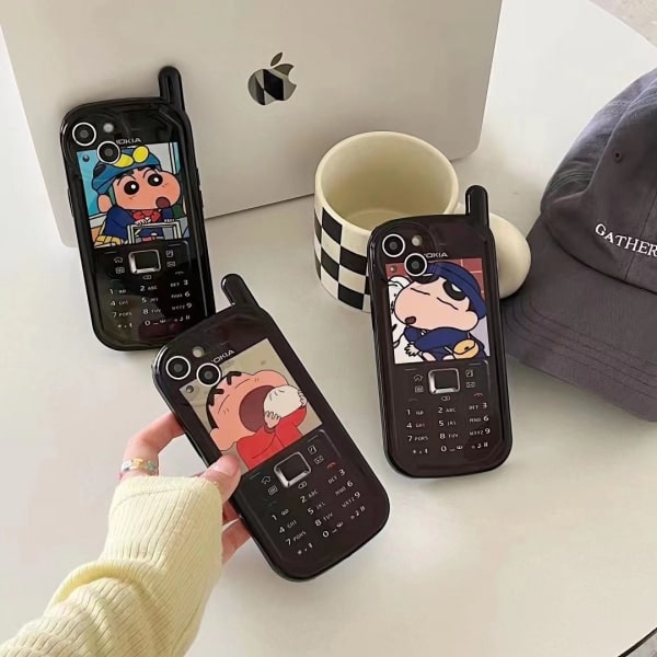 IC Retro tecknad Xiaoxin iPhone13/14 Pro Max mobiltelefonskal Style B iPhone 14 Plus