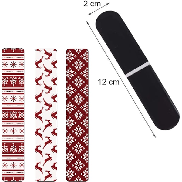 Magnetiske bokmerker, magnetiske julebokmerker, fargerike magnetiske bokmerker for barn, sidemarkører, 30 stykker