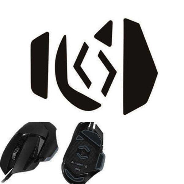 IC 2 sæt Mus Mic Fødder Skøjter Puder 0,65 mm til spil Logitech G502 Sort 2 stk
