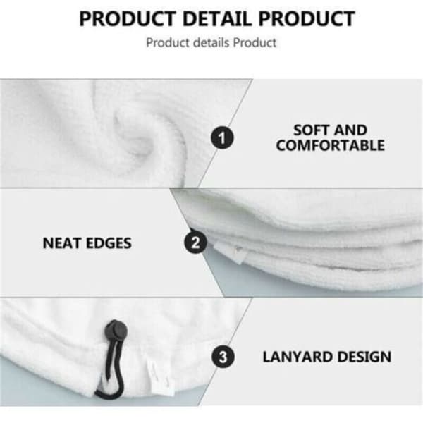 4 stk. trekantet mikrofiber dampmopp for H2O, X5, S302, S001 mopper