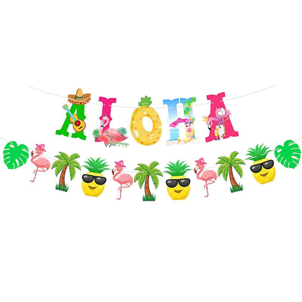IC Hawaii Beach Style Solglasögon Kokosnötträd Flamingo Cocktail