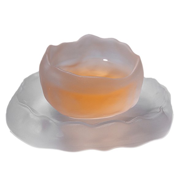 1 stk stil glasskopp smaksprøving transparente tekopper hvitvinskopp A