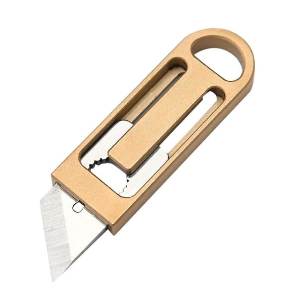 1:a Mini Mässingsskärare Utomhusficka Multifunktionsnyckelring för Camping IC