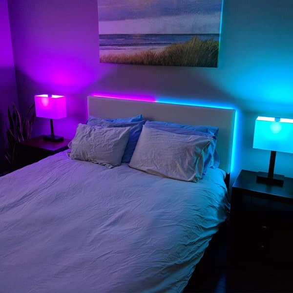 LED-stripe 5M, RGB LED-stripe, SMD 5050 lysstripe, Fargeendring LED-lysrekke