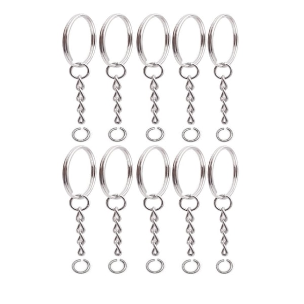 Nyckelringar Kit 10-pack Silver Silver IC