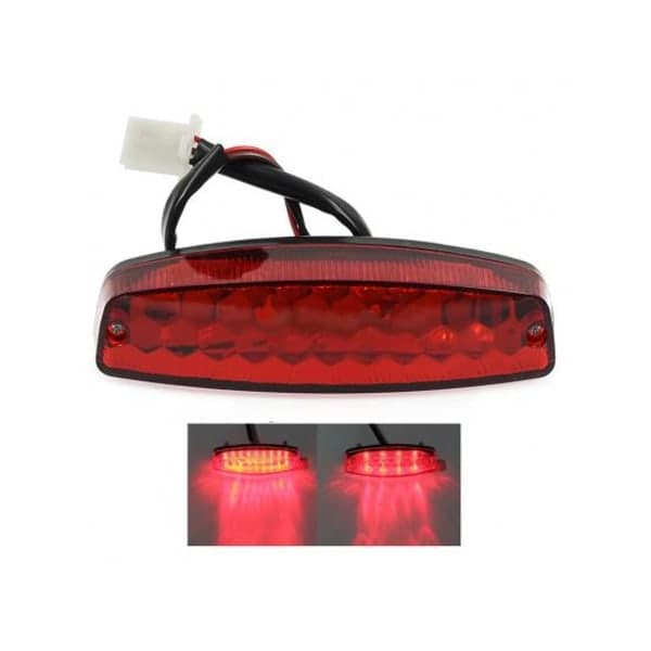 IC Motorsykkel LED Bakre Baklys Universal 12v Lysplate Rød
