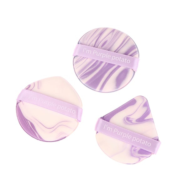 IC 2/7 st Sponge Puff Baby Kosmeettinen Pehmeä plyysi Puffs Sormi 7 kpl