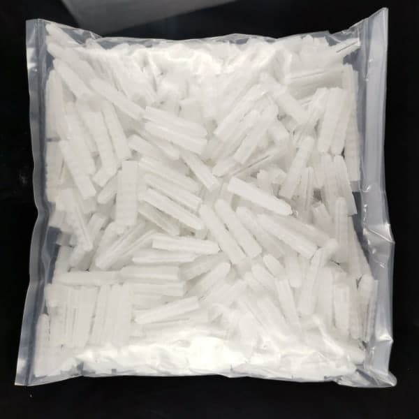 IC 10x40mm plastexpansionsrørbultar Kolonnefeste Hvit