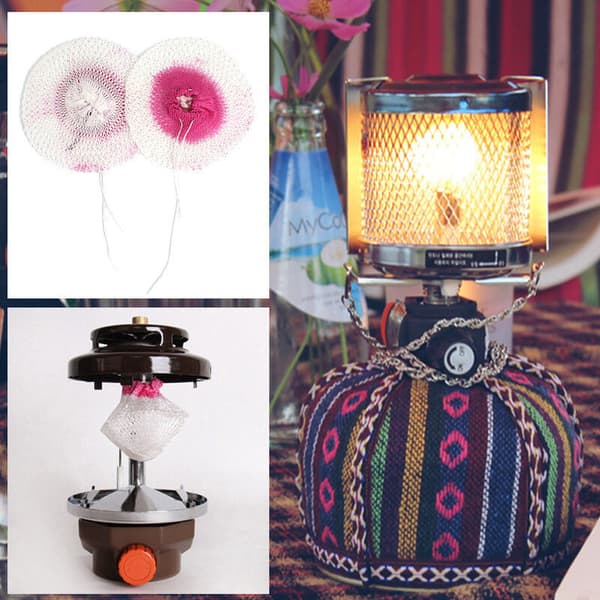 10 stk. erstatningshetter for trykklamper parafinlampe gasslampe