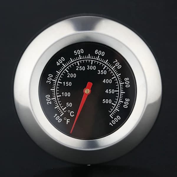 BBQ Grill Termometer Rustfritt Stål Temperaturmåler for Røyker Kullgrill Matlaging 3 Tommer 1000F