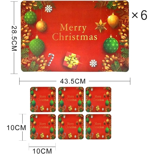IC Tvätbart Julbordstablett, Julbordstablett