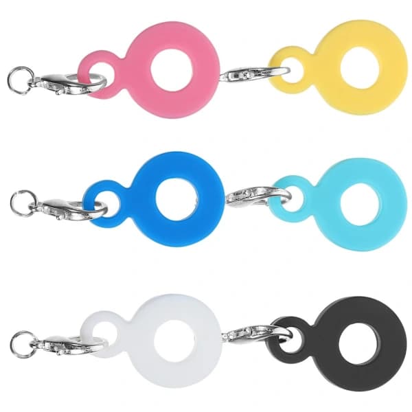 6 Pcs Straw Decorations Reusable Straw Pendants Straw Silicone Charms Portable Props