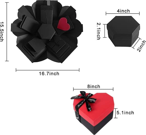Love Surprise Present Box - Love Explosion Present Box - Explosion - Present Box - Photo Album - Present - Birthday