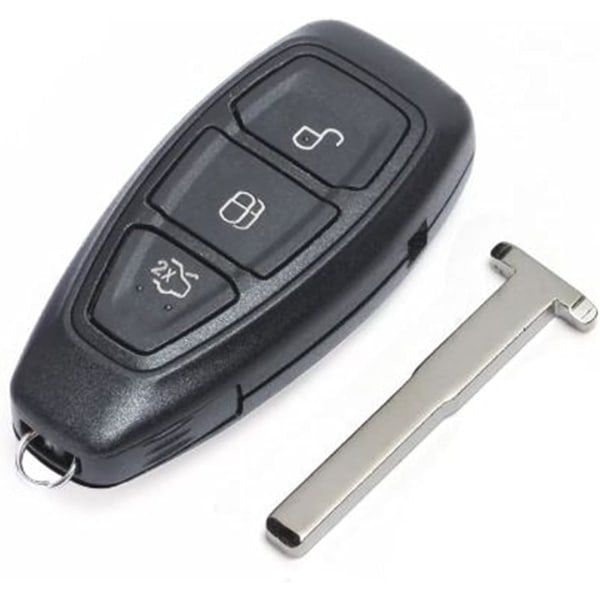 IC 3 knapper til fjernbetjening nøglehus skal falde erstatning for Fo-rd Fiesta Mondeo Kuga Focus B-max C-Max S-max Galaxy - 433 MHz 4D63 chip