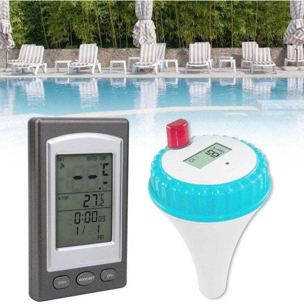 IC Trådlös Termometer, Trådlös Digital Simbassängtemperatur