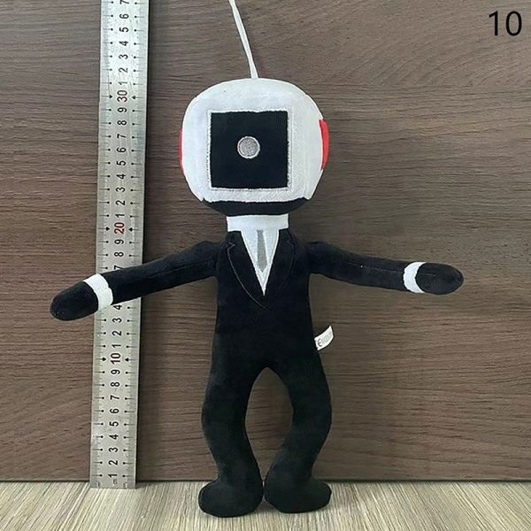 IC Skibidi Toalett Stoppet Plush Dukke Lekefigurer Samleobjekter 10