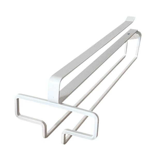 Enkelt Skinne Vinglass Stativ Holder Hvit