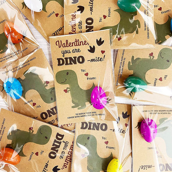 IC 24 stk/pakke Vokseæg Udklækning Dino-æg Vokser i Vand Dino E Multicolor 7.5x11.5