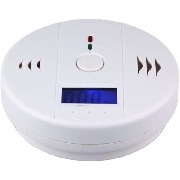 CO-detektor Kolmonoksiddetektor med LED-display/elektronisk sensor Kolmonoksidalarmdetektor
