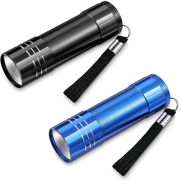 IC 2 kpl Mini taskulamppu Ultra kirkas LED Taskulamppu 4 tuuman vedenkestävä taskulamppu