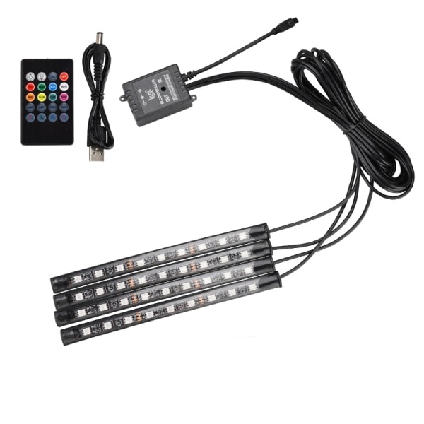 IC 36-lys LED-lampe for interiør stemning til lyspanel USB-hoved
