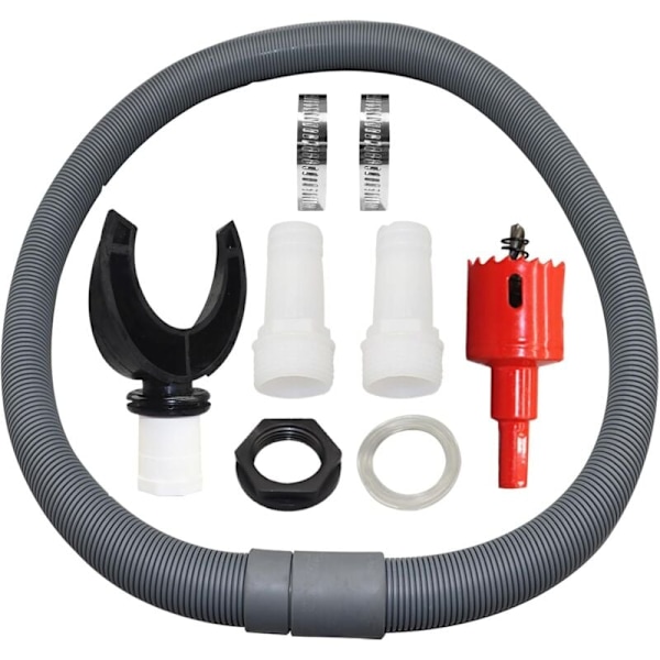 Regnvandsopsamler, Regnvandsopsamlersæt, PVC-fittings, Nedløbsopsamler (100 mm)