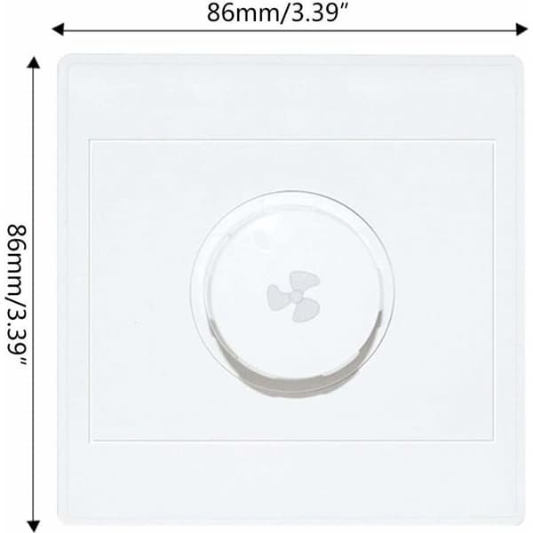 86 Typ Takfläkt Kontroll Steglös Hastighetsregulator Väggströmbrytare 220V 10A för 15-300W Dimmer