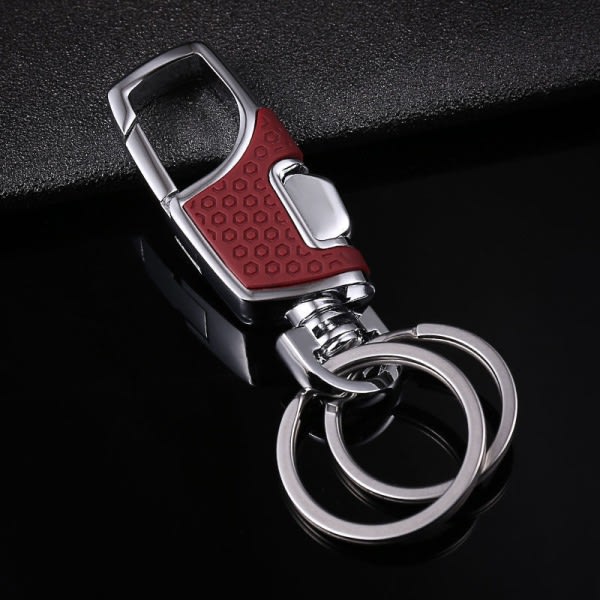 Cars Keychain Heavy Duty Car Keychain til mænd och kvinder - Röd IC