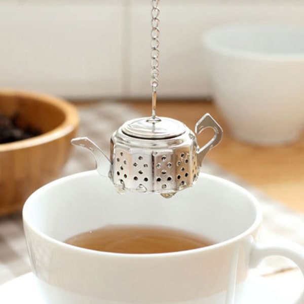 Teinfuser i rustfritt stål, tekanne, krydderinfuser, urteinfuser