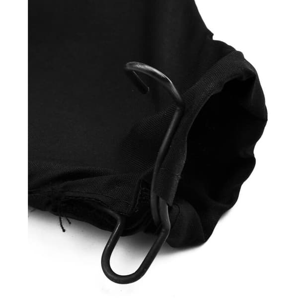 Støvpose til geringssav, sort støvopsamler med lynlås og metalholder, til geringssav model 255 2 stk