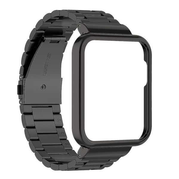 For Mi Watch Lite/redmi Watch Armbandsrem Slitstarkt armbånd Smartwatch-band Sølv sort sølv ingen