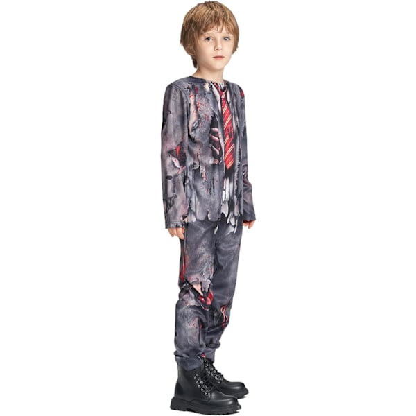 Zombie Halloween Kostume, Piger Drenge Kvinder Cheerleader Gymnasium Fange Brud Sygeplejerske Store Børn Fantasy Outfit Kinder Zombie 4-6 ans