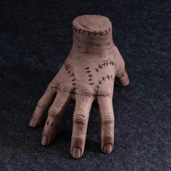 Onsdag Thing Hand Cosplay Latexfigur rekvisit