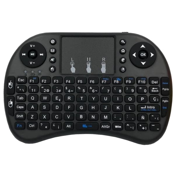 IC Trådløst Mini-tastatur - QWERTY (Svart) Svart
