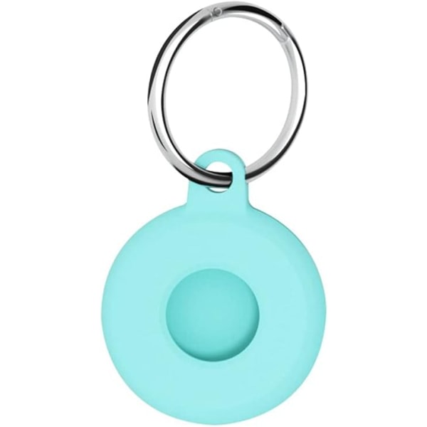 2 stk tykkere AirTag-etui Deksel for Apple Airtags Vaskbart AirTag-holder, AirTag-skal, AirTag-nøkkelring (Grønn Blå) IC