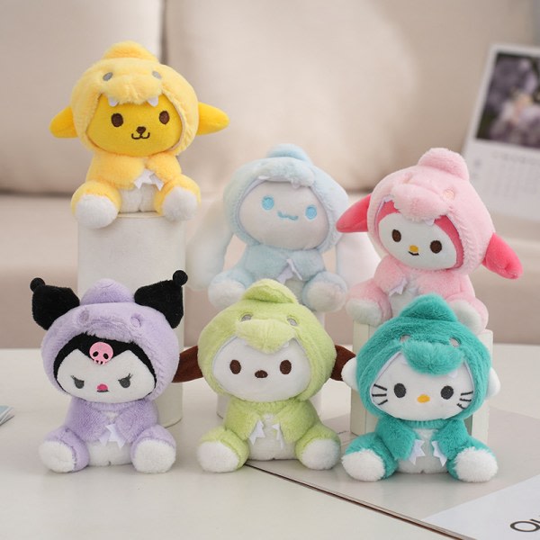 IC tecknad Kawaii plyschleksaker mjuk PP bomull dockor pendelleksaker e B A
