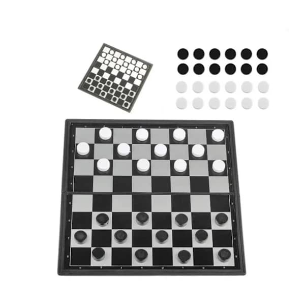 Dam - Magnetisk spill for reise og hjemmebruk