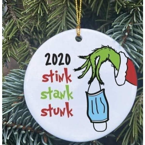 IC Happy Party Grinch Hånd Julepynt, Tilpasset Grinch