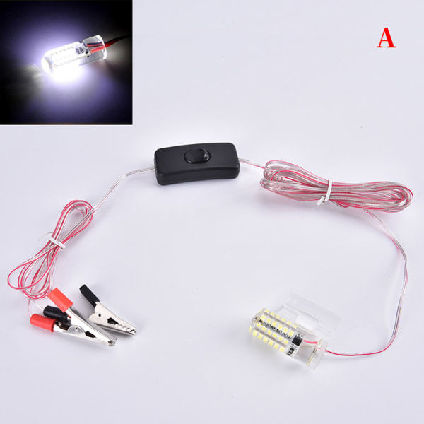 IC 12V 48 LED-lampor Under vatten nattljus lockar fiskfiske LED La A