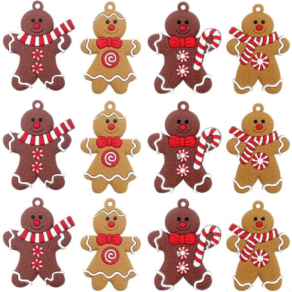 IC Julgranpynt Pepperkake Mann Julgran