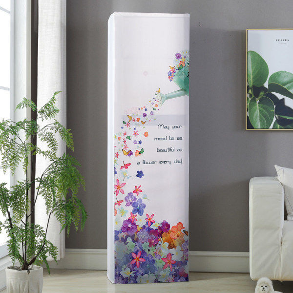 IC Firkantet Aircondition Cover, Blomster, 170*50*30cm