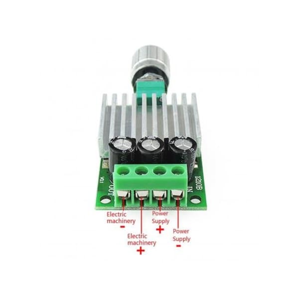 IC 12v 24v 10a Pwm DC Motorhastighedsregulator Lysdæmperkontrolkontakt