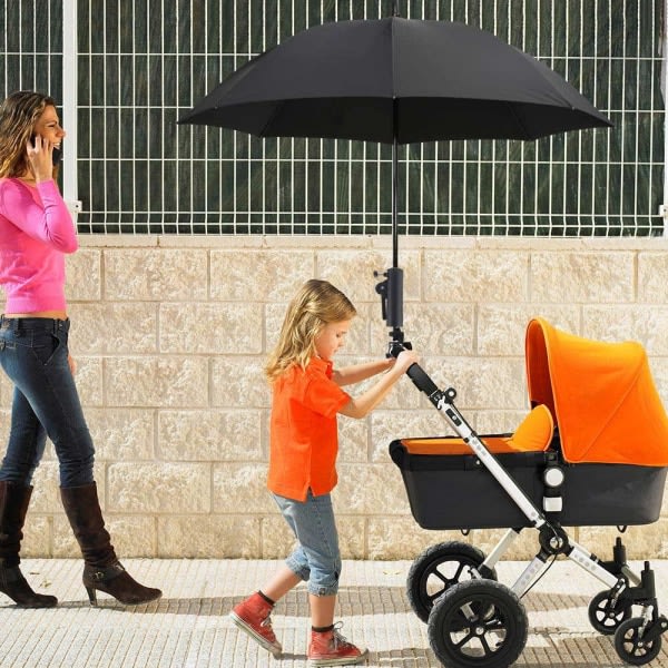 IC Paraplyhållare till Golfvagn Svart