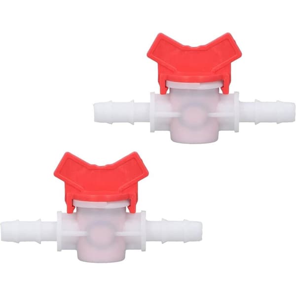 2 st Vattenpumpsregulator, 10 mm snabbkoppling Vattenpumpsflödesregulator Raka avstängningsventiler Vattenflödesomkopplare för slang